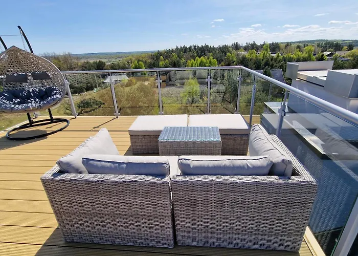 Roza Wiatrow 45b Z Duzym Tarasem Apartmán Debina (Ustka)