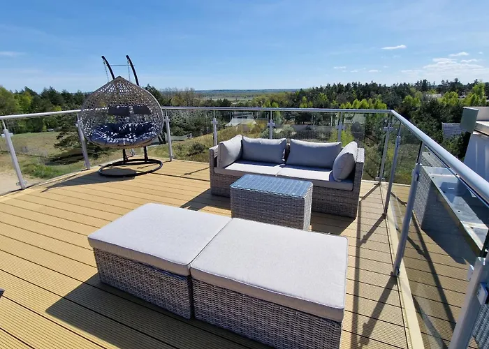 Roza Wiatrow 45b Z Duzym Tarasem Apartmán *