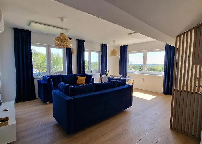 Roza Wiatrow 45b Z Duzym Tarasem Apartmán *